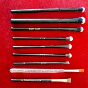 Bundle of 9 makeup brushes - Laura Geller, CALA, more